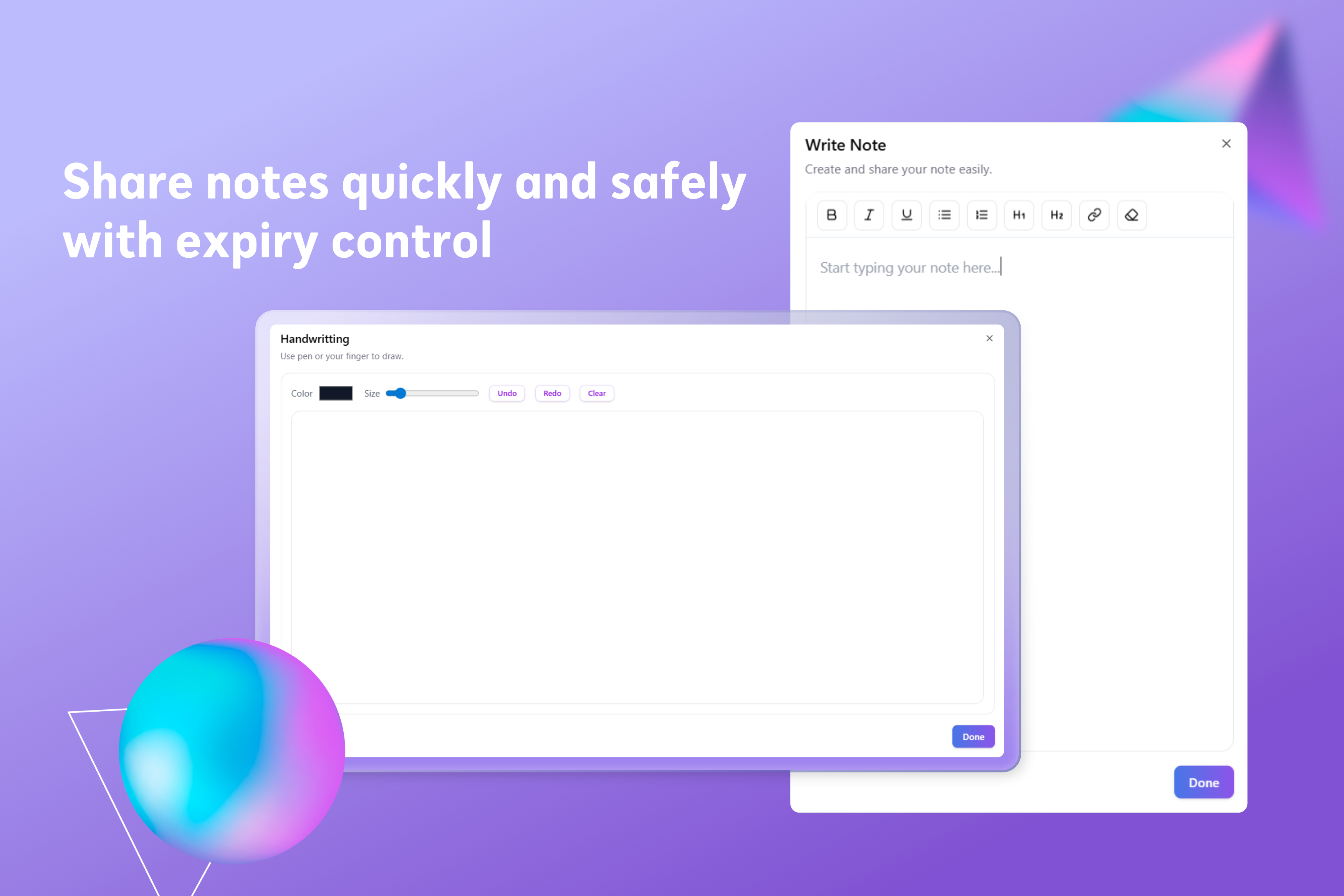 Sharevoo UI screenshot